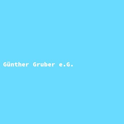 Manufacturer: Günther Gruber e.G.