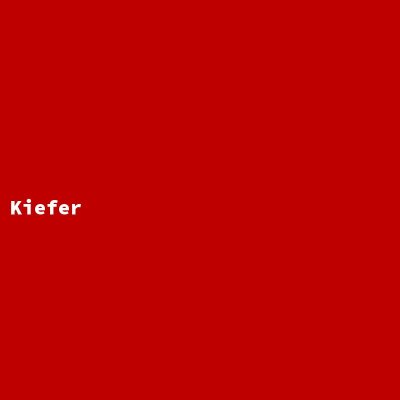 Manufacturer: Kiefer