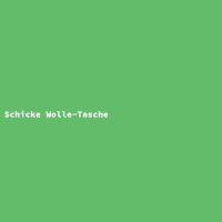 Schicke Wolle-Tasche