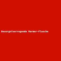 Besorgniserregende Marmor-Flasche