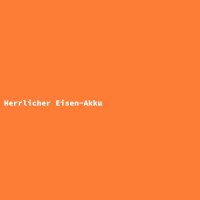 Herrlicher Eisen-Akku