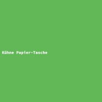 Kühne Papier-Tasche