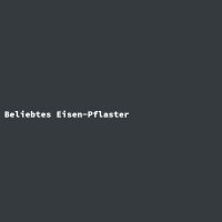 Beliebtes Eisen-Pflaster