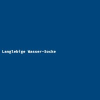 Langlebige Wasser-Socke