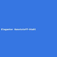 Eleganter Kunststoff-Stuhl