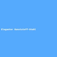 Eleganter Kunststoff-Stuhl