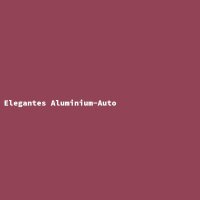 Elegantes Aluminium-Auto