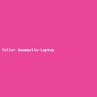 Toller Baumwolle-Laptop